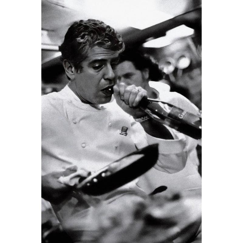 Berühmter Koch Anthony Bourdain Serie Poster Druck Leinwandbilder Zuhause für Wohnzimmer und Schlafzimmer Wanddeko Rahmenloses Gemälde 60cm×100cm NoFrame