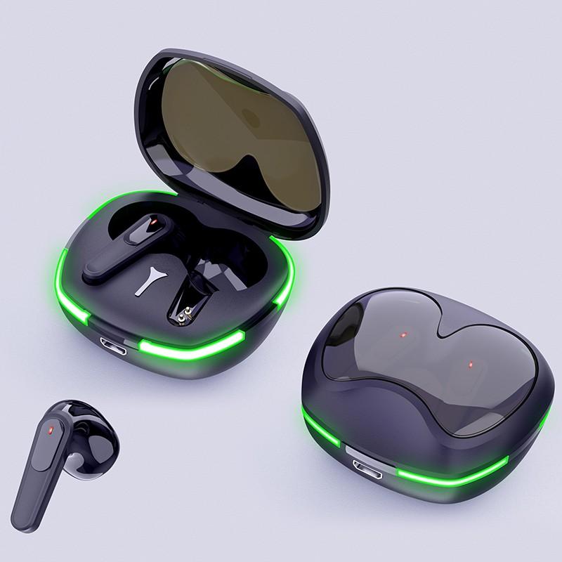 PRO60 Drahtlose Kopfhörer Bluetooth 5.1 Stereo Gaming Kopfhörer Touch Control Binaurale HD Anruf Ohrhörer Mit Lade Box schwarz