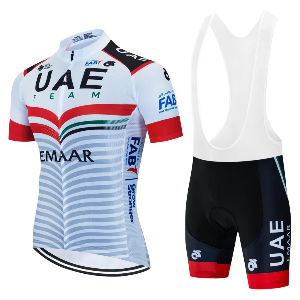 UAE Radfahren Jersey Sets 2023 männer Radfahren Kleidung Sommer Kurzarm MTB Fahrrad Anzug Fahrrad Fahrrad Kleidung Ropa Ciclismo hombre XXXL