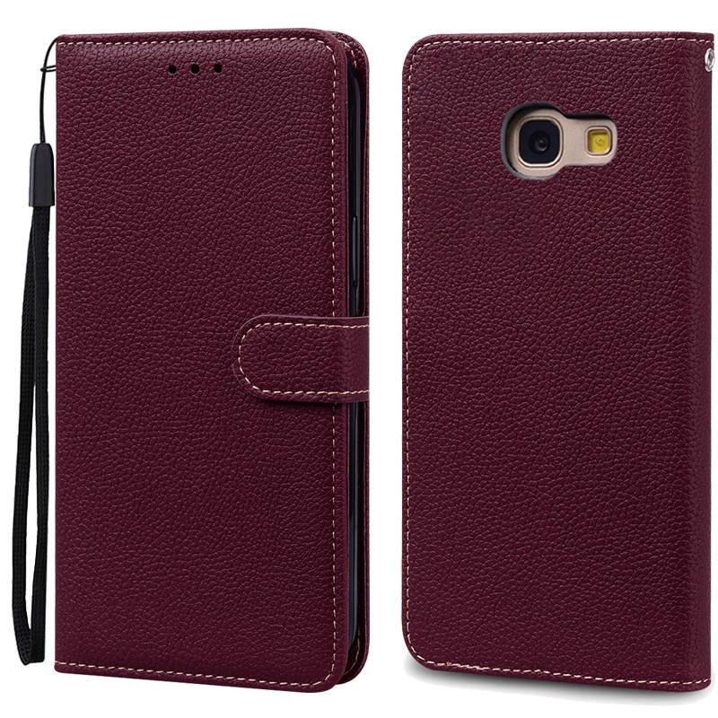 Hülle für Samsung Galaxy A5 2016 Hülle Samsung A5 2017 Handyhülle für Samsung A5 A 5 510 520 A510F A520F Cover Coque Fundas Shell A5 2017 A520 A520F wein rot