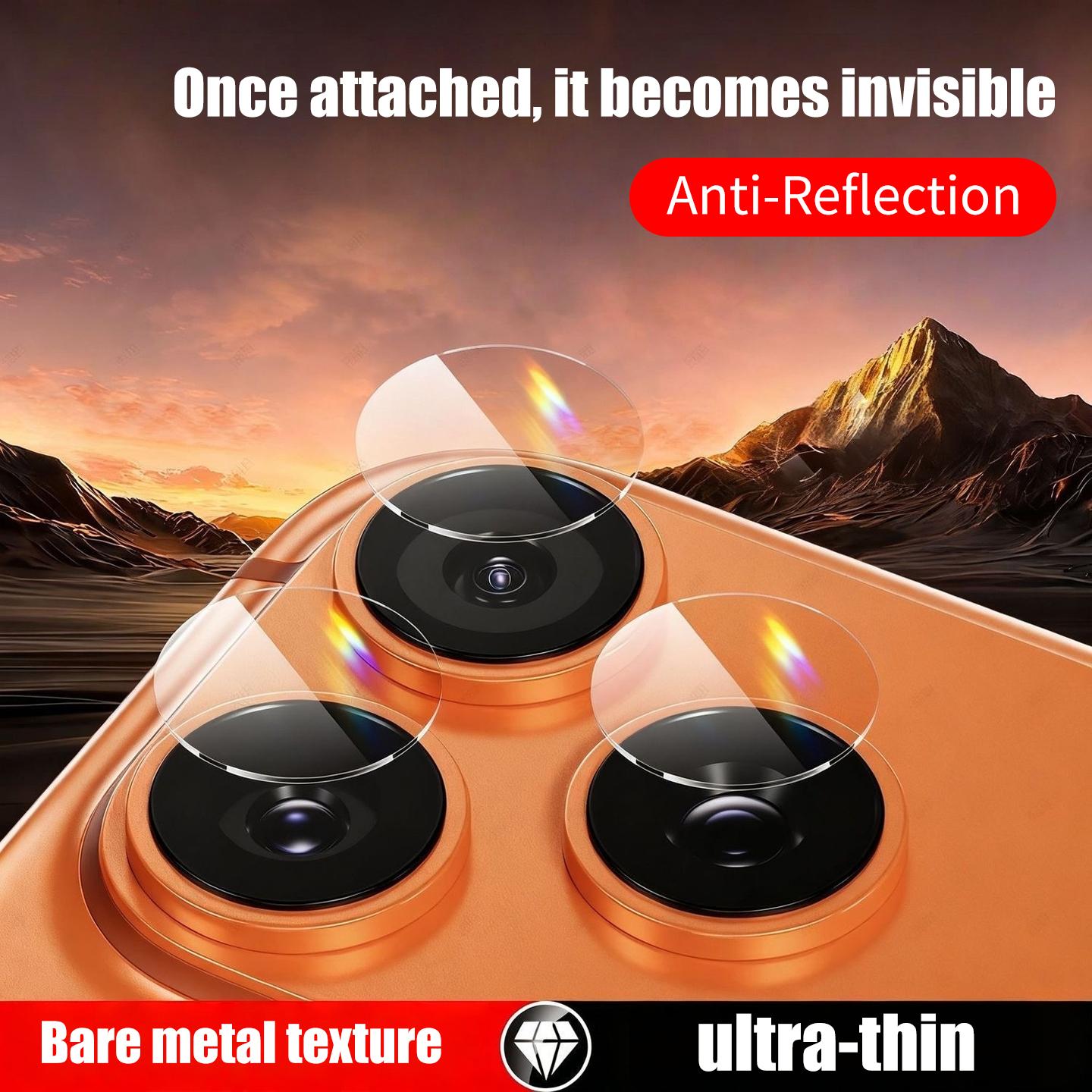 Für iPhone Air 17 16 16e 15 14 13 12 mini 11 Pro Max X XS Max XR 8 7 6 6s Plus SE 2020 Rückkamera Objektiv Schutz aus gehärtetem Glas iPhone 13 Pro Max