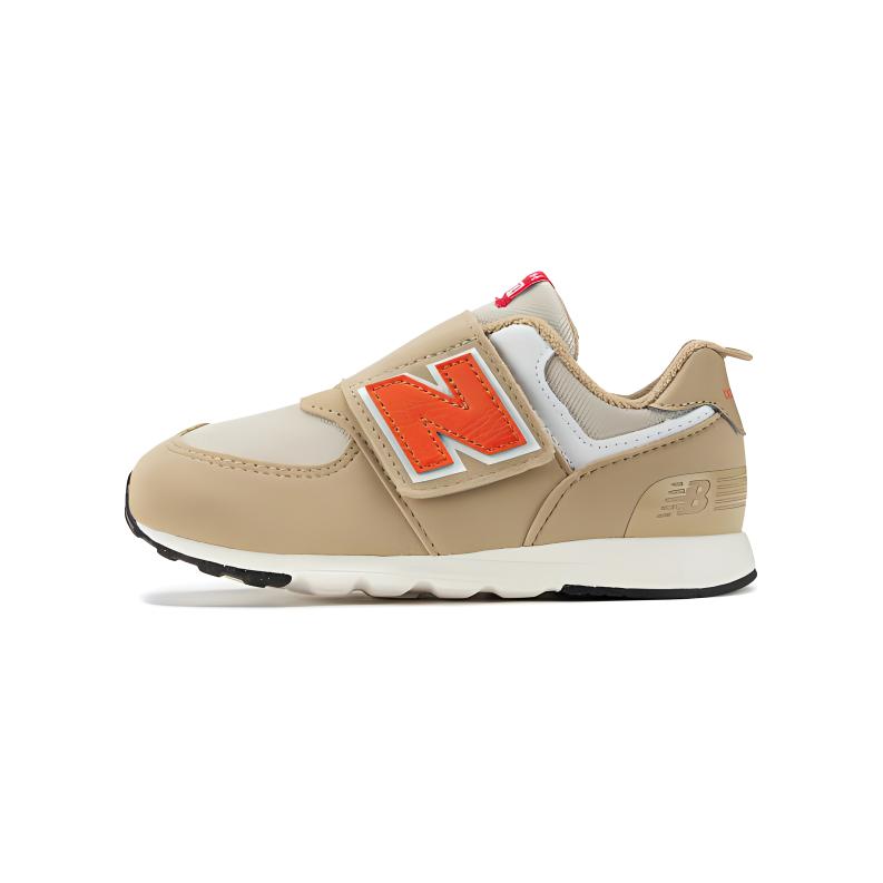New Balance 574 New-B Klettverschluss Kleinkind Weihrauch Mohn Babysneakers Creme NW574HBO 26