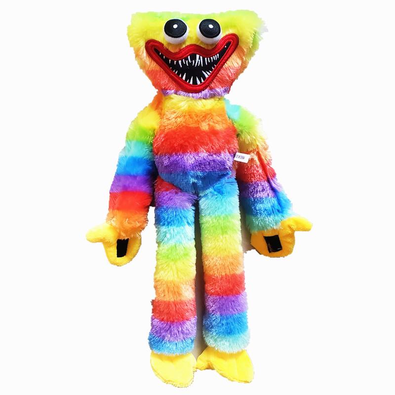 40CM Bunte Cartoon-Spiele Poppy Huggy Wuggy Plüschtiere Pailletten Stofftiere Kinderspielzeug Geschenke