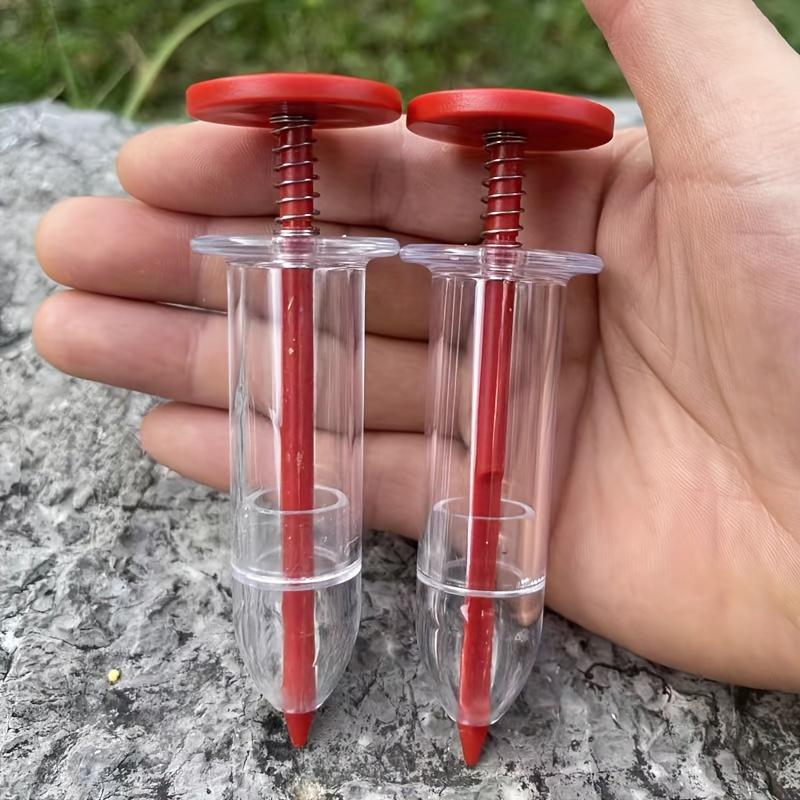 2 Stück Tragbarer Samenspender-Einfach zu bedienende manuelle Sämaschine für alle Samen, Ideale Garten- und Rasenpflegegeräte, Samen nach Bedarf Streuer 2pcs