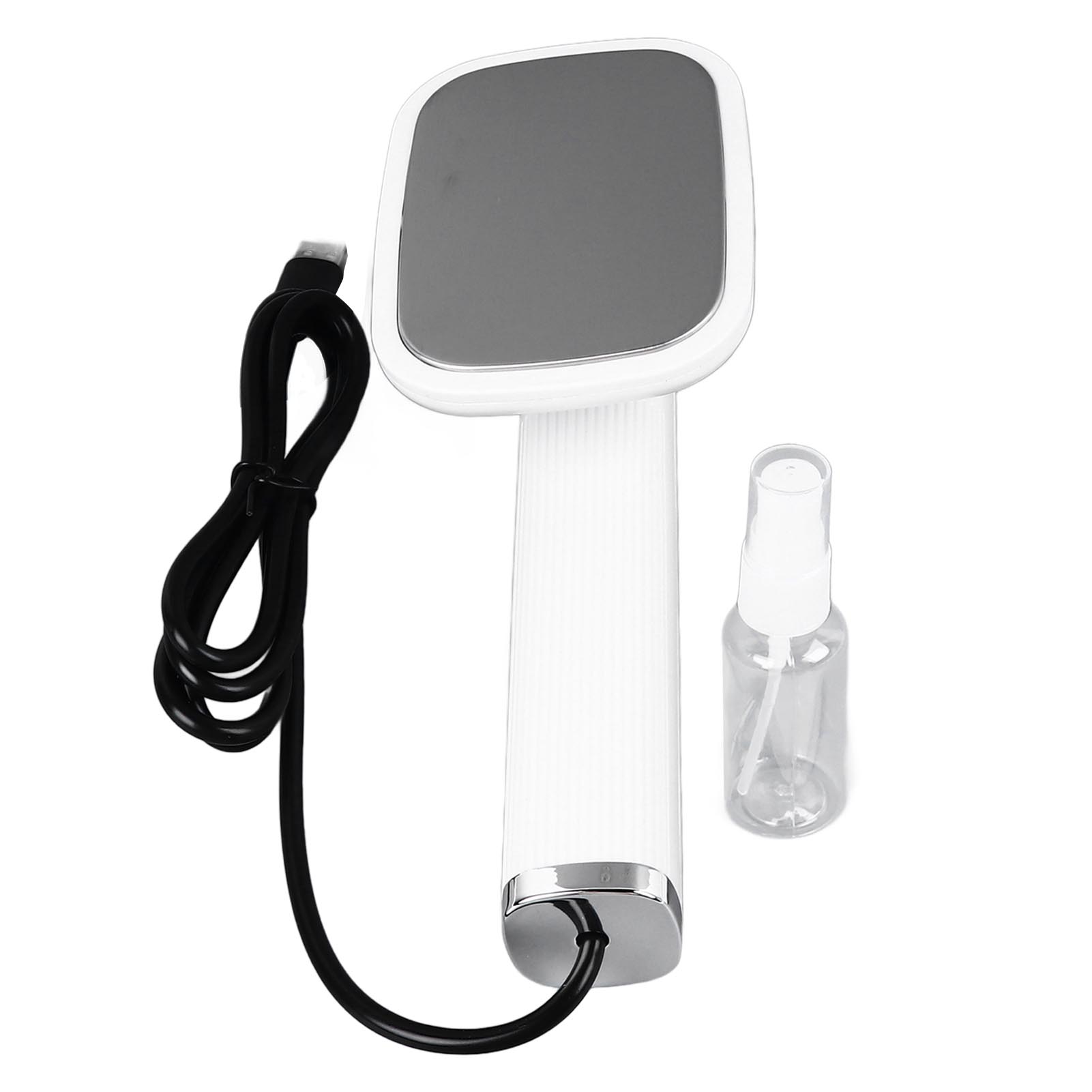 Dampfbügeleisen, drehbar, 20 ml Fassungsvermögen, tragbarer Mini-Dampfbügelautomat mit USB-Stecker für zu Hause weiß