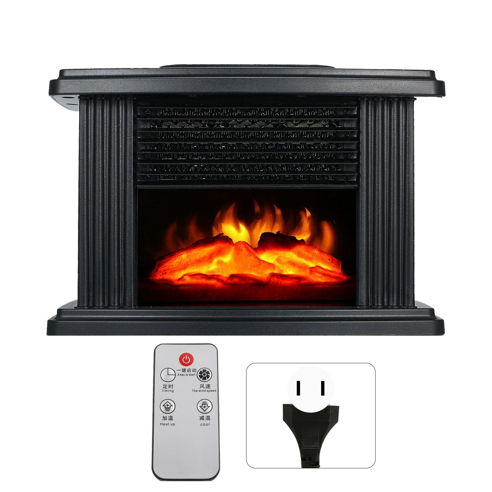 Mini-Elektrokamin, Heizung, simulierte Flamme, effiziente Heizung, leiser Betrieb, tragbarer Kamin