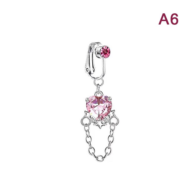 Faux Bauch Schmetterling gefälschte Bauch Piercing Clip auf Nabel Nabel gefälschte Piercing