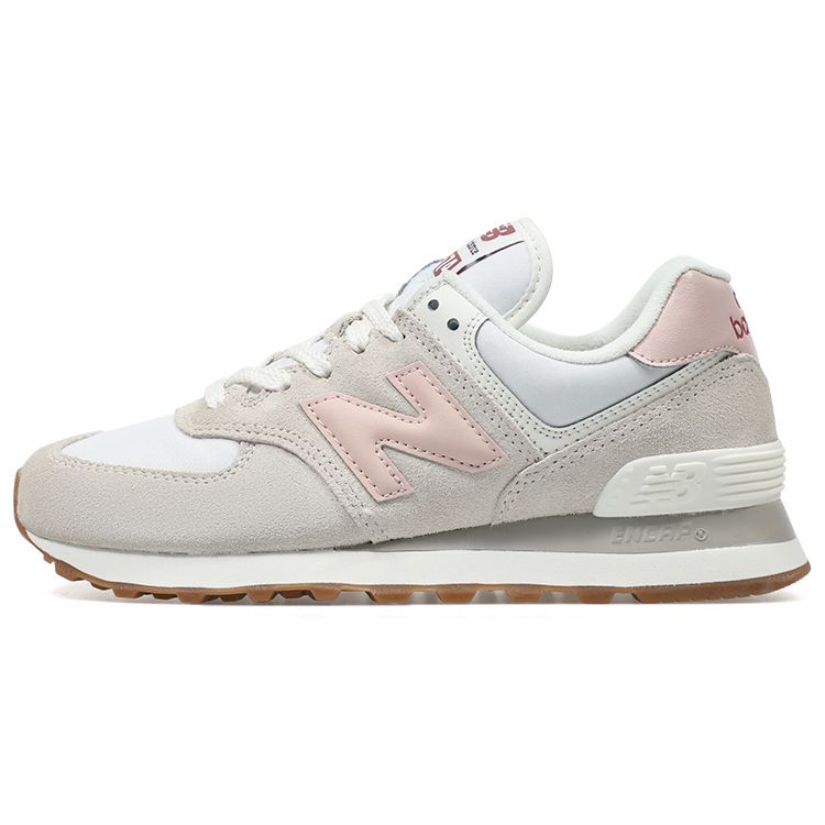 New Balance 574 Weiß Rosa Unisex-Sneaker U574RE2 44
