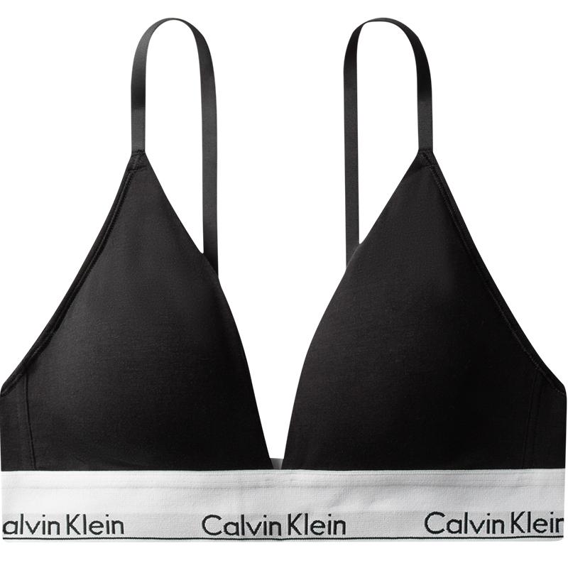 Calvin Klein Modern Gravity BH mit herausnehmbarer Polsterung Dreieckscups Damen Unterwäsche Space-Black QF5650-001 XS