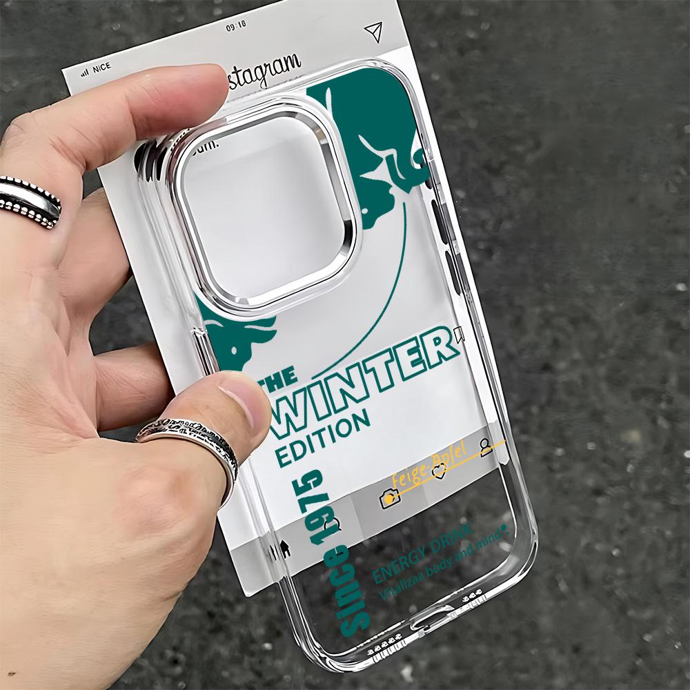 Modische B-bulles Handyhülle für iPhone 16 15 Plus 14 Pro 13 12 11 17 Pro Max 14 16 Plus 17 Air Silikon Klar Weich Abdeckung Cases iphone 16 Plus