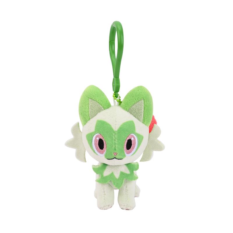 Echtes Pokemon Sprigatito Liebe Serie Kawaii Plüschtier Stofftier Schlüsselanhänger Rucksackanhänger Schlüsselanhänger Puppe Geburtstagsgeschenke Für Kind Junge