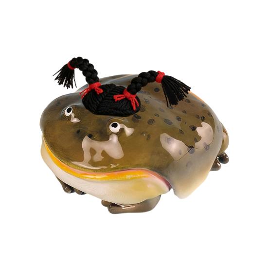 Schutzhülle für Air Pods Pro/Pro 2/Pro 3/Air Pods 4 Weich Kratzfest Sturzschutz Hässliches Froschdesign Kabellose Ohrhörerhülle for AirPods 3  M