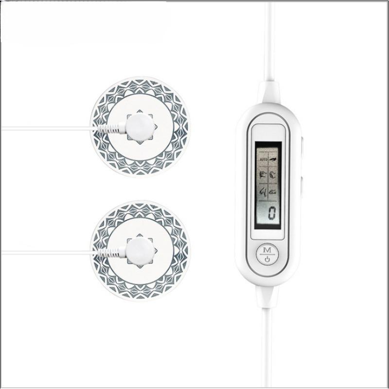 Handy Drahtgesteuertes Massagegerät mit Anzeigebildschirm Handy Massagekabel Handy Drahtgesteuertes Halswirbelsäulen-Massagegerät weiß