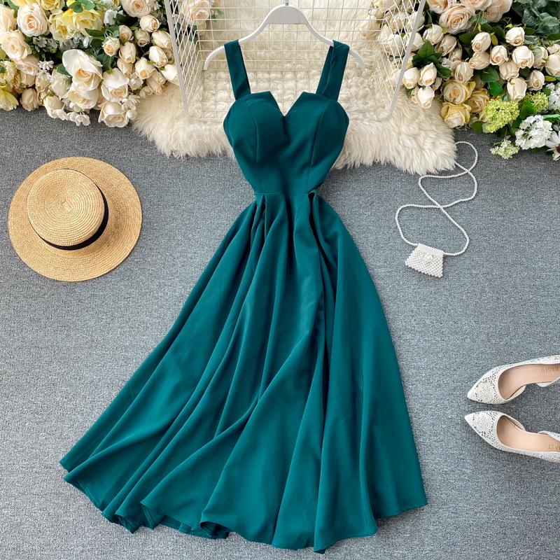 Korsettkleid, Vintage-Kleid, Ballkleid, Ballkleid, Boho-formales Kleid, Sommer-Damen-Hochzeitsgast-Cocktailkleid, elegantes Boho-Kleid S navy blau