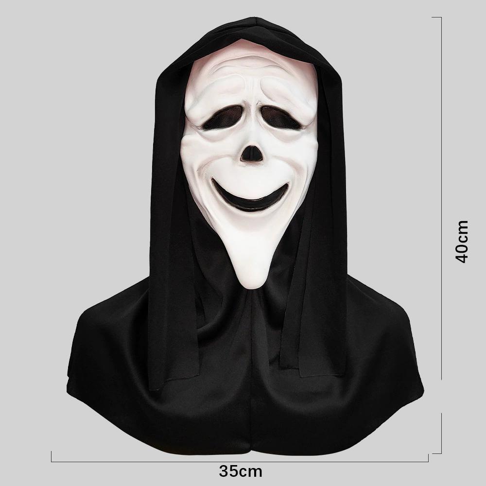 Scream Ghost Face Mask Offizielle Film Horror Maske für Halloween Cosplay & Kostüme Gruselige Erwachsene Killer Maske Requisite