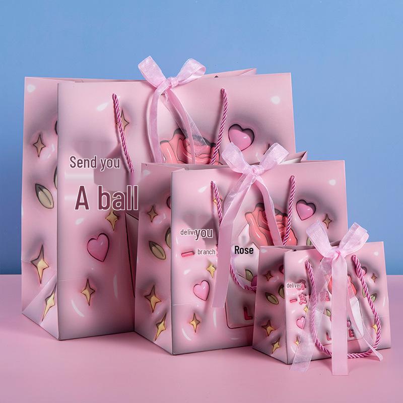 Geschenktüte zum Valentinstag, Geburtstag – Parfüm, Kosmetik, Accessoires, Souvenir-Handtasche