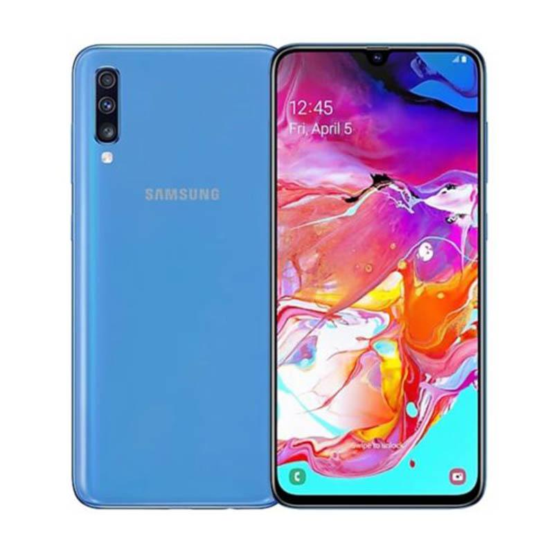 95% neu Aufgearbeitet Samsung Galaxy A70 A705F Dual SIM Android 32MP 128GB 6GB RAM Mobiltelefon Simple Set blau