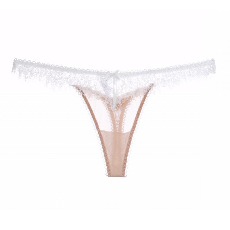 Sexy Tanga für Frauen Spitze Höschen Dessous Low-taille G String Nahtlose Unterwäsche Weibliche Atmungsaktive T-Back Knickers Dessous M