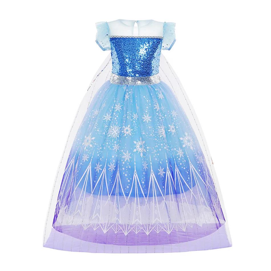 Eiskönigin Elsa Prinzessinnenkleid für Mädchen - Einteilig 100 cm