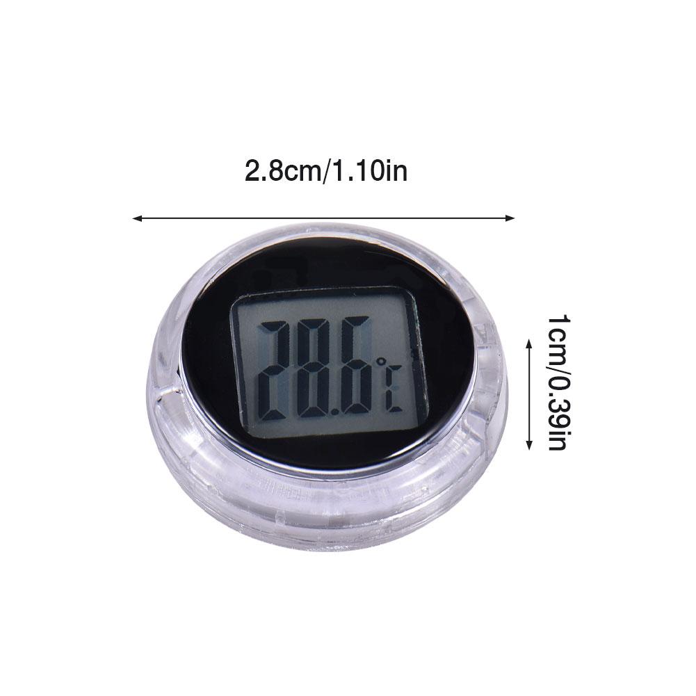 Wasserdicht Langlebig Motorrad Digital Thermometer Messgerät Motorrad Auto Innenraum Miniatur Uhren Instrument Zubehör