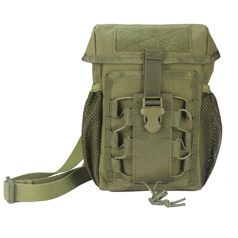 Taktische Molle-System-Schultertaschen Wasserdicht Camping Wandern Jagd Angeln Zubehörtaschen Handys Schlüssel Taschenlampen Halter