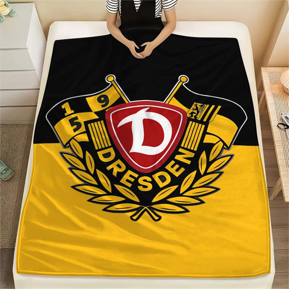 1 Stück SG Dynamo Dresden Druck Flanelldecke, Hohe Qualität für alle Jahreszeiten, Heimdekoration, Wärme und Komfort, Perfekt für Weihnachtsgeschenke 80cm x 120cm