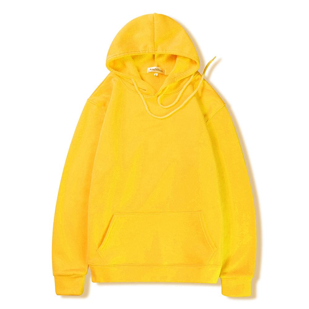 15 Farben Modemarke Herren-/Damen-Hoodies 2024 Herbst Neu Herren Freizeit-Hoodies Sweatshirts Herren Einfarbige Hoodies Sweatshirt Tops L gelb