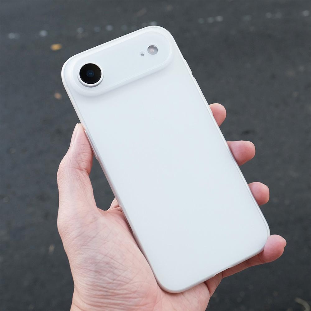 0,3 mm Ultradünne Durchscheinende Matte Hülle Für iPhone Air 17 16 Pro Max Plus 16E Schwarz Schlanke PP Hartschale Für iPhone17ProMax 16Pro iPhone Air weiß