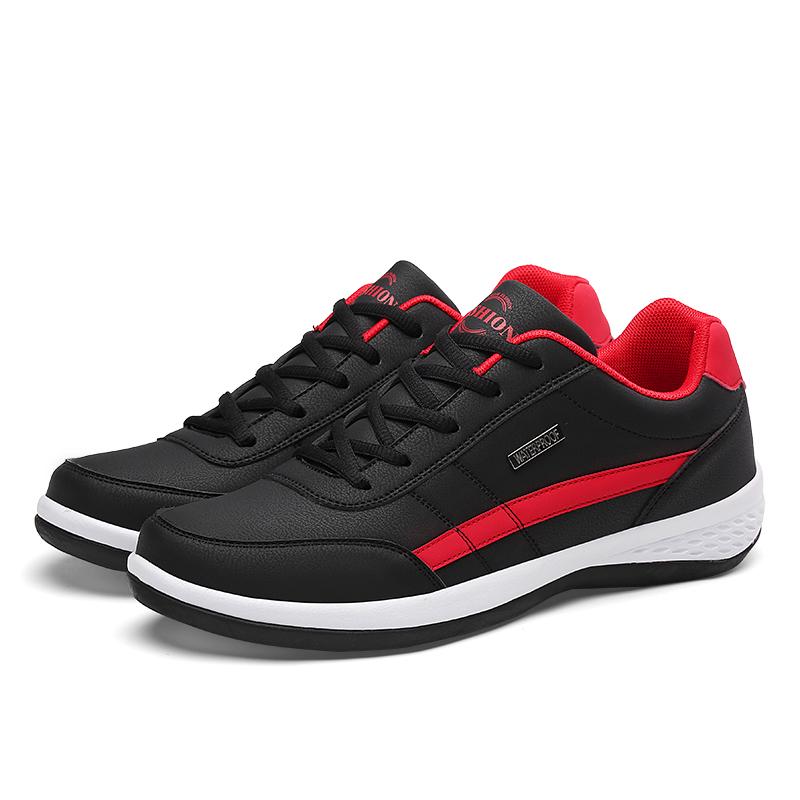 Große Größe 39-47 Herren Sneakers off white Sneakers Outdoor Fashion Sneakers 42 schwarz