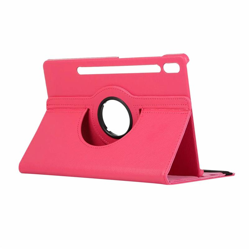 360 drehbare Hülle für Samsung Galaxy Tab S7 Plus S7 FE Tablet für Galaxy Tab S7 S7 FE S8 S8 Plus 11 12,4 Zoll Hülle Tablet Cover Tab S7 11 SM-870 875 rose rot