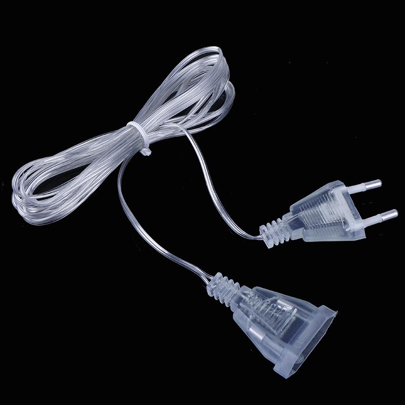Stromverlängerungskabel, Stecker, Verlängerungsdraht für LED-Lichterketten, Weihnachtsbeleuchtung