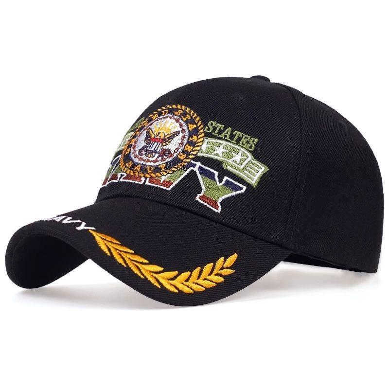Casual NAVY Army Baseball Cap Bone US Navy Hut Snapback Caps Männer Frauen Balck Tactical Cap Casquette Hip Hop Caps Gorras schwarz