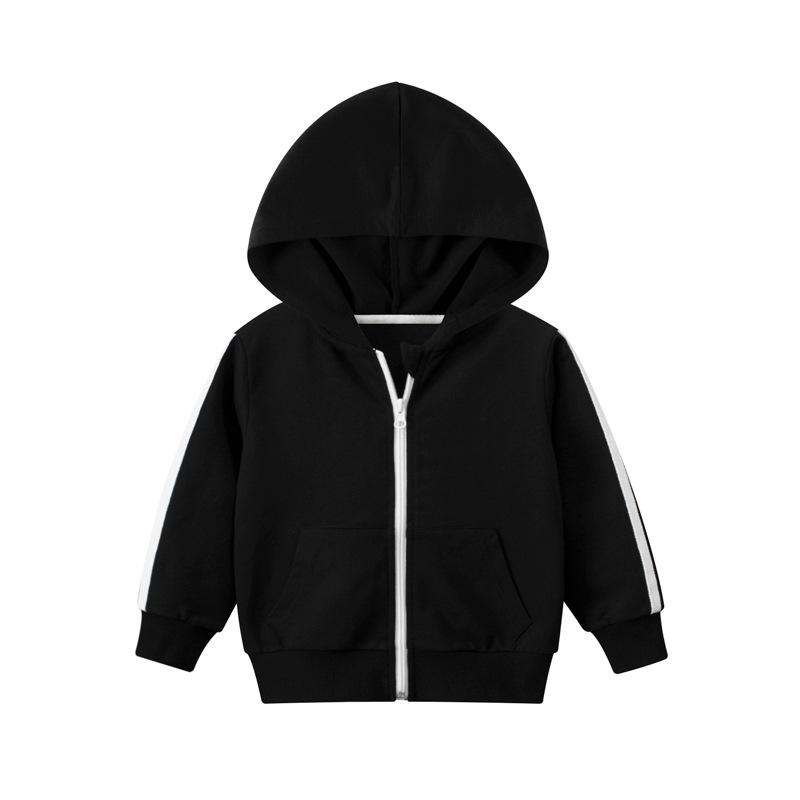 Kinderkleidung Kinderjacken Jungenkleidung Hoodies Frühling 90cm schwarz