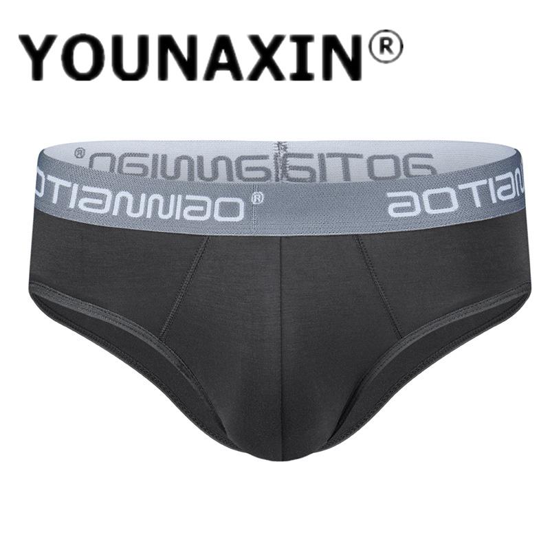 Herren Slips in großen Größen, Shorts, einfarbig, Unterwäsche für Jungen, große sexy Unterhosen, modale Unterwäsche, L XL 2XL 3XL 4XL 5XL 5XL graue