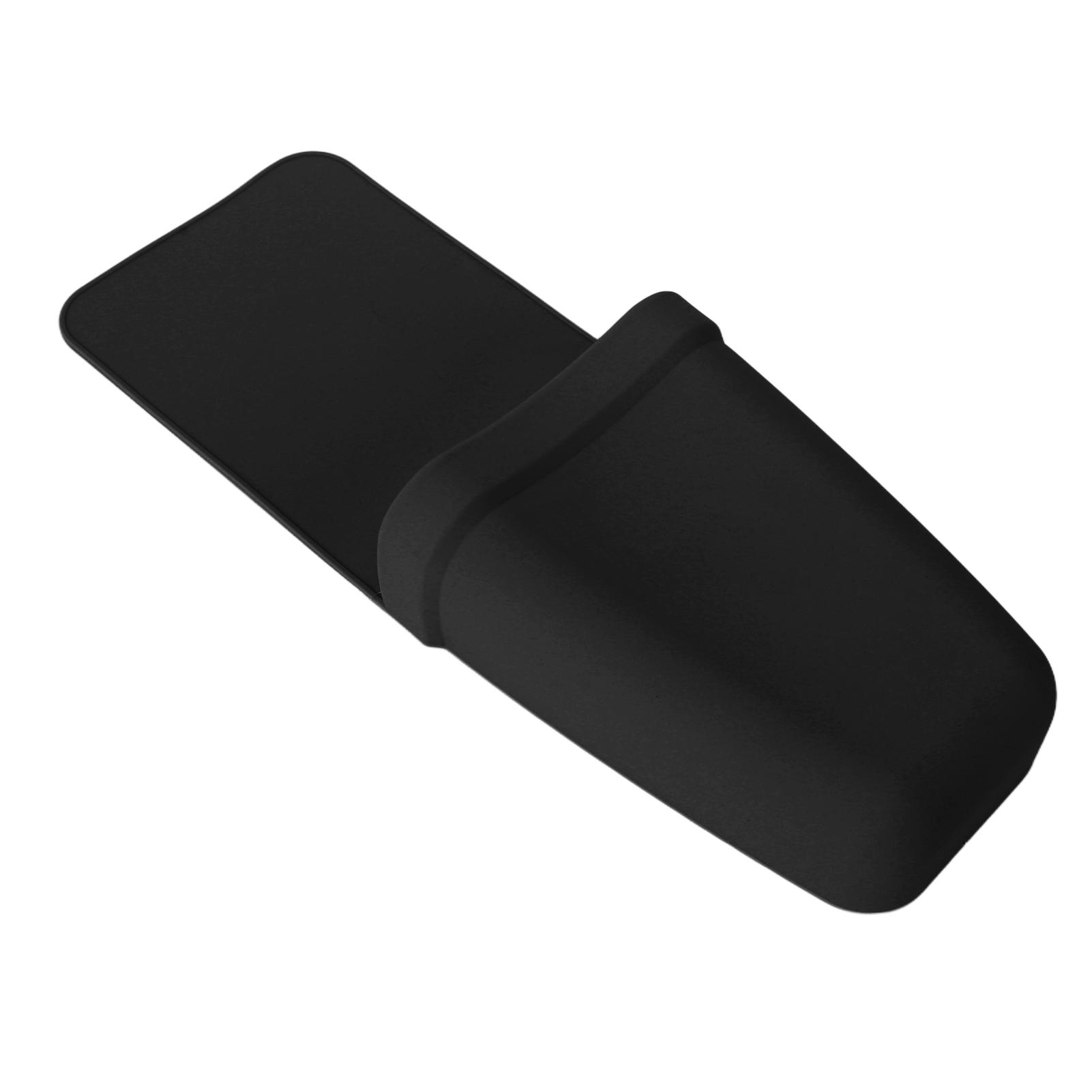 Hitzebeständiger Silikonbeutel, schützender, weicher, waschbarer Silikon-Beutelhalter für Glätteisen schwarz