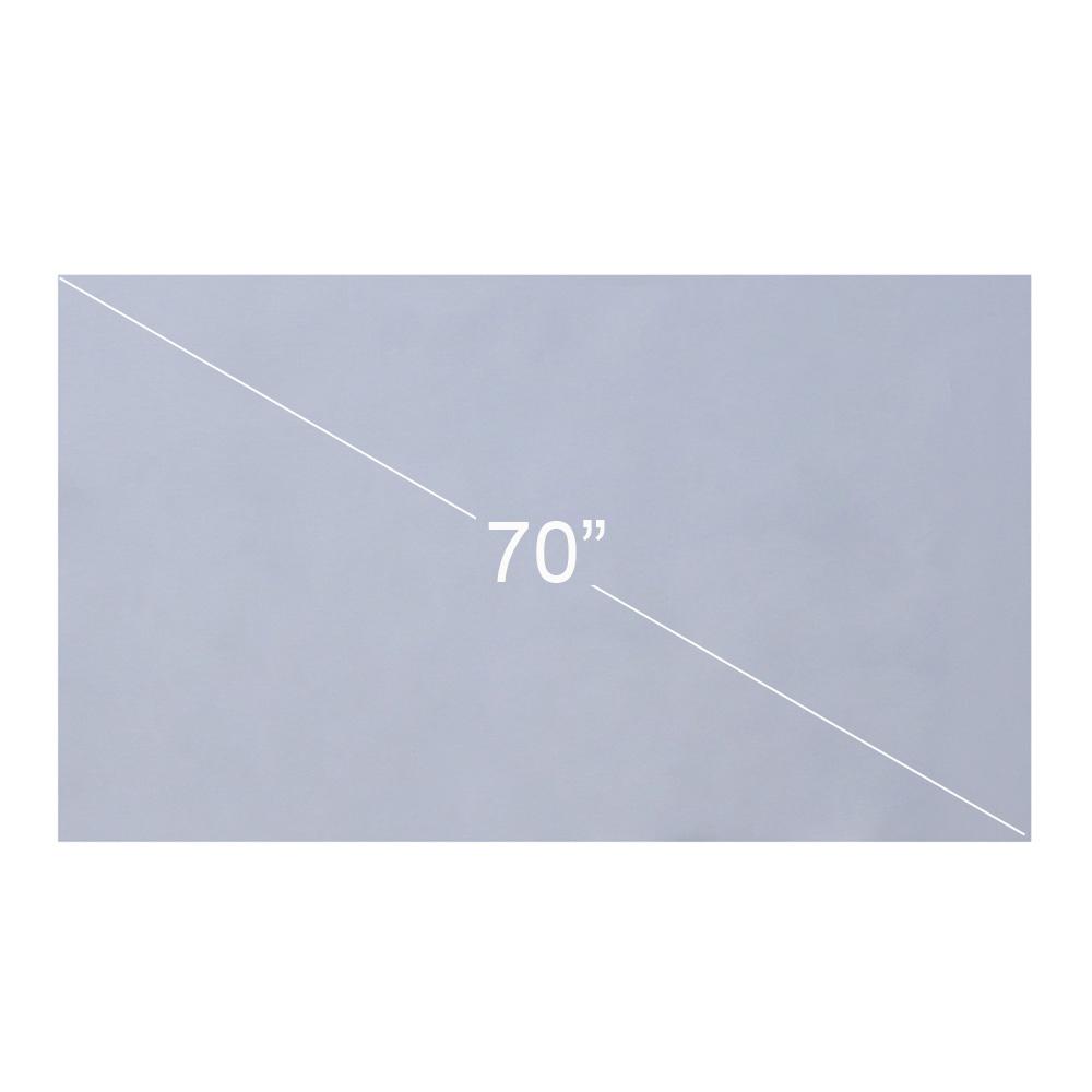 Tragbare Projektor-Leinwand, HD 16:9, rahmenlose Videoprojektionswand, faltbar, Wandmontage, für Heimkino, Büro, Filme 70-inch