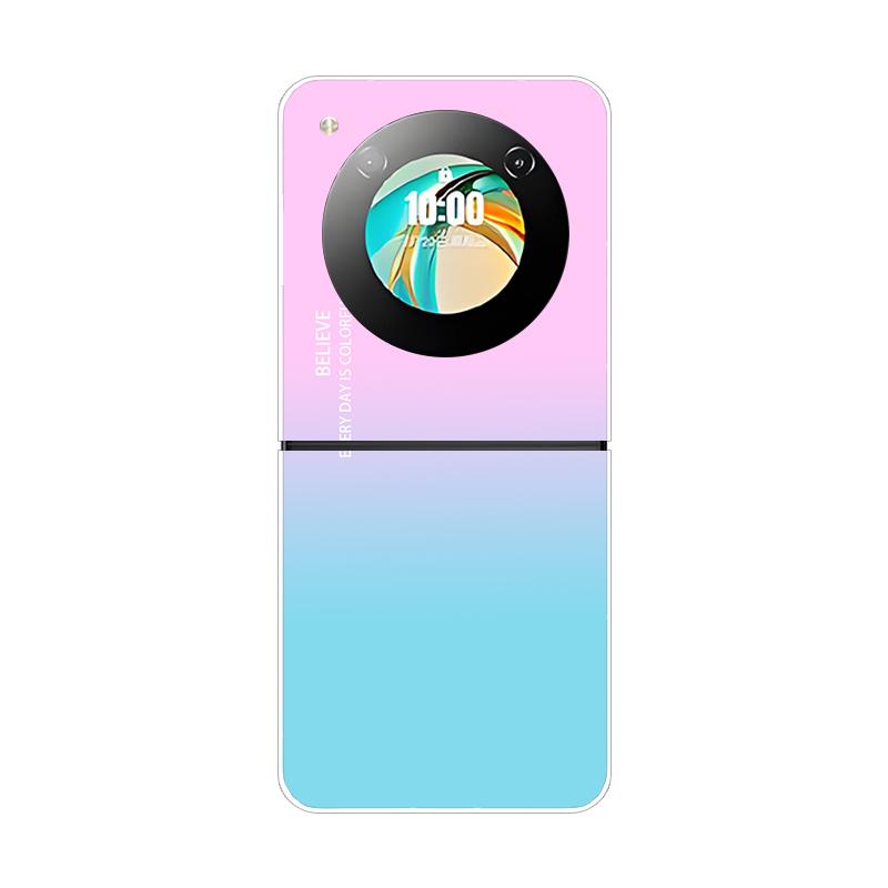 Für ZTE Libero Flip 5G Hülle Fantasy Farbverlauf Handygehäuse Für ZTE Nubia Flip NX724J Hart PC Stoßfest Rückseite Nubia Flip2 For Libero Flip