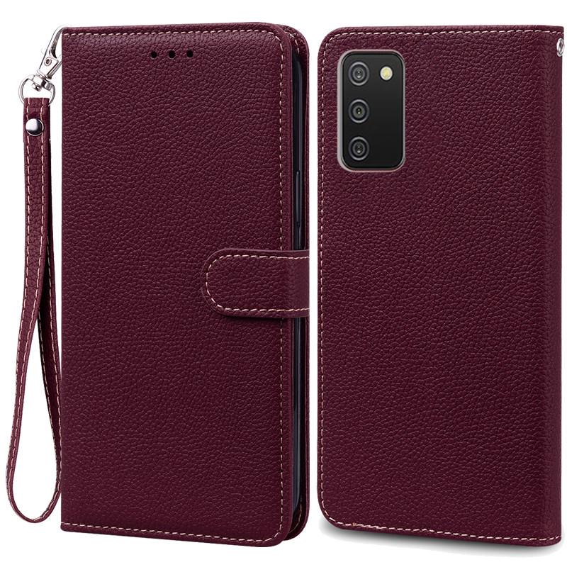 A02S Hülle Für Samsung Galaxy A02s Hülle Leder Brieftasche Flip Hülle Für Coque Samsung Galaxy A02S A 02s A025F Hülle Weiche Fundas Etui For Samsung A02S