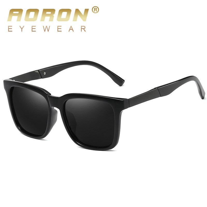 AORON Modische polarisierte Sonnenbrille für Herren, klassisches Design, Outdoor-Brille, UV400-Sonnenbrille für Herren und Damen