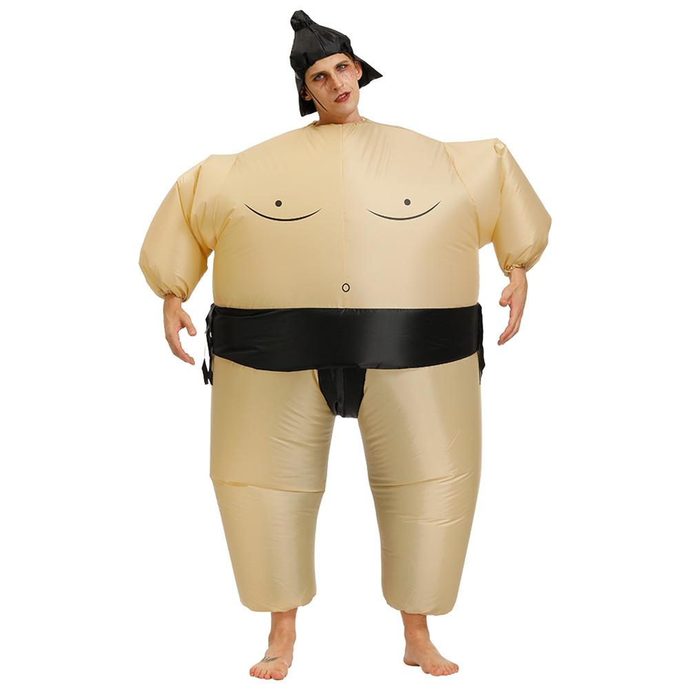 Aufblasbares Sumo-Ringer-Kostüm. Lustiges Sumo-Ringer-Kostüm für Halloween-Bühnenauftritte.