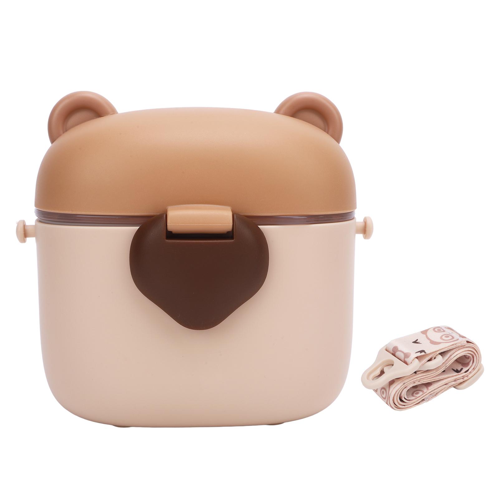 Babynahrungsspender Große Kapazität Multifunktional Abdichtend Tragbarer Milchpulverbehälter für braun