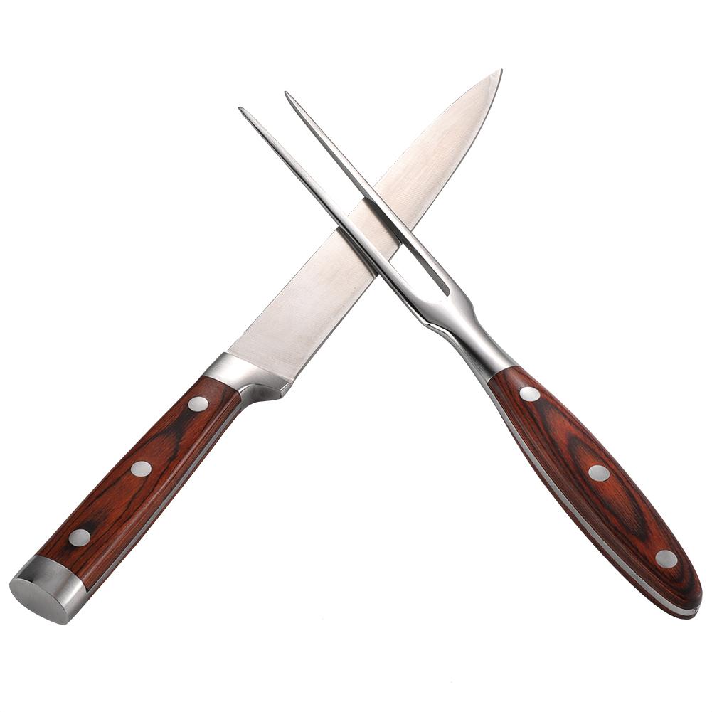 Grill Gabel Werkzeug Set Messer Edelstahl Grill Tranchiergabel Und Messer Set