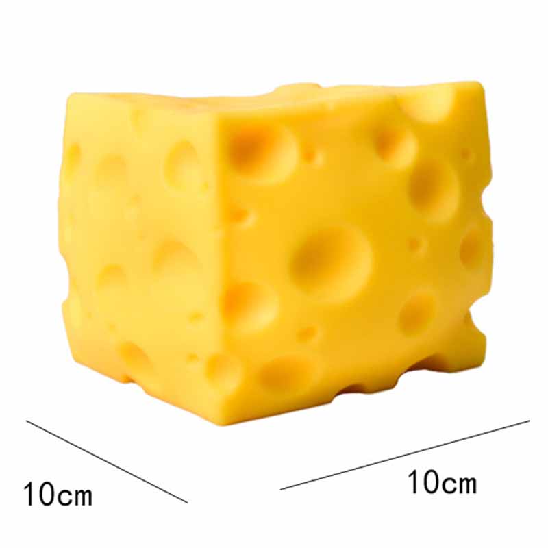 10 cm Riesen Käse Quetschspielzeug Extra Große Größe Käse Squishy Fidget Spielzeug Langsamer Rückprall Formbare Entlüftungsball Erwachsene Lustige Geschenke