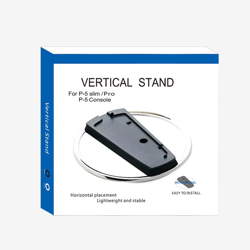 Universeller Vertikalständer für PS5-Konsole: Pro/Slim Runder Metallsockel