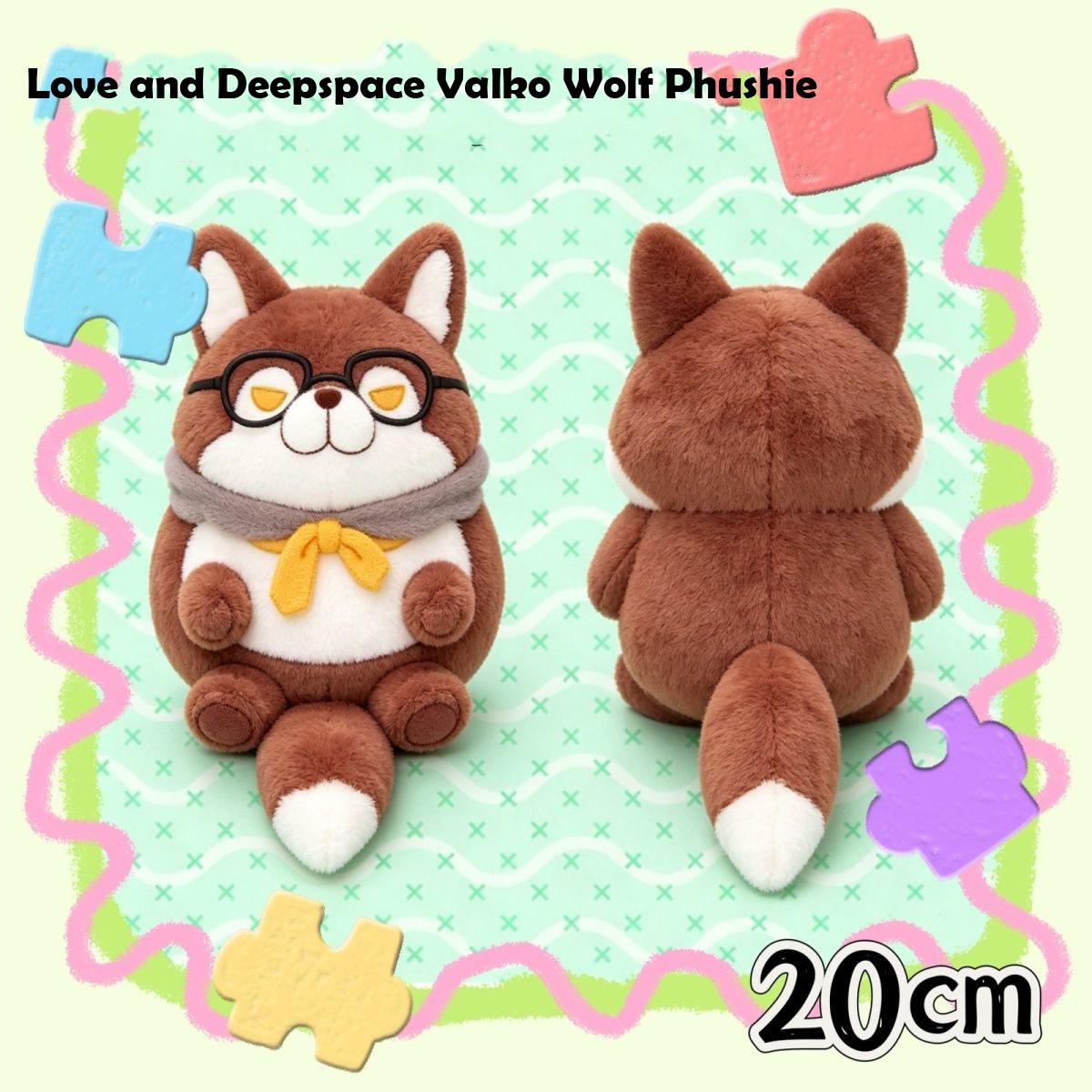 20cm Spiel Love And Deepspace Valko Wolf Cosplay Plüschtier Stoffpuppe Valko Plüschpuppe Spielzeug Dekokissen Geburtstag Weihnachtsgeschenke