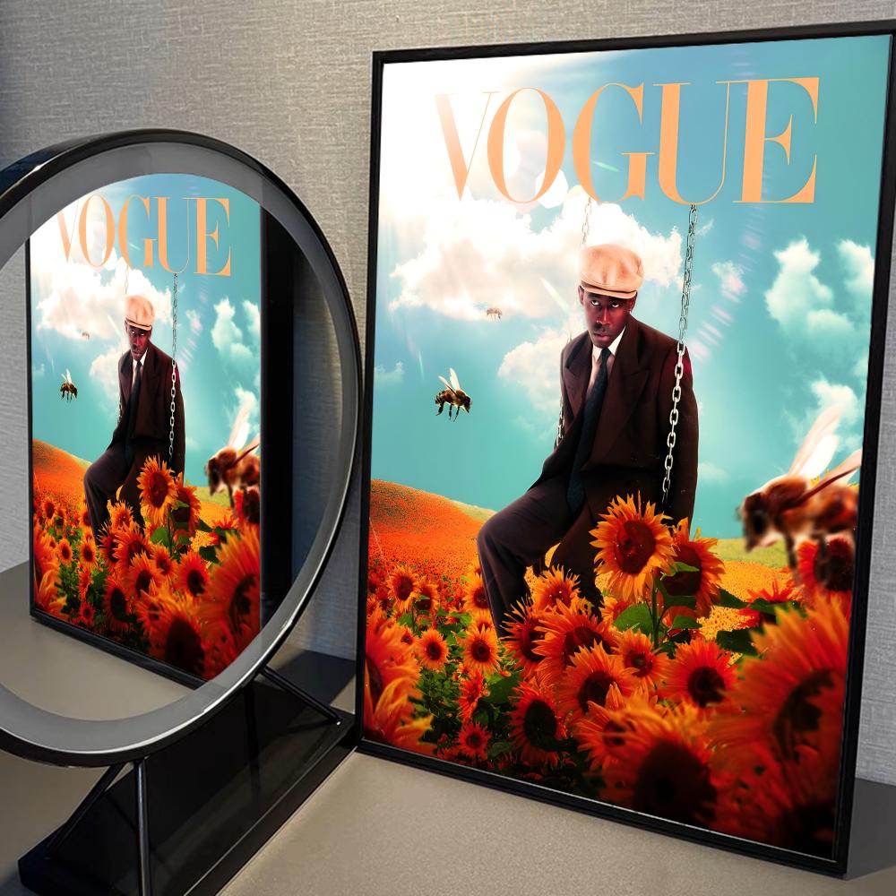 Flower Boy Tyler The Creator Poster Heimtextilien Highend Kraftpapier Poster Wandmalerei Arbeitszimmer Home Wohnzimmer Dekoration 21cm×30cm NoFrame