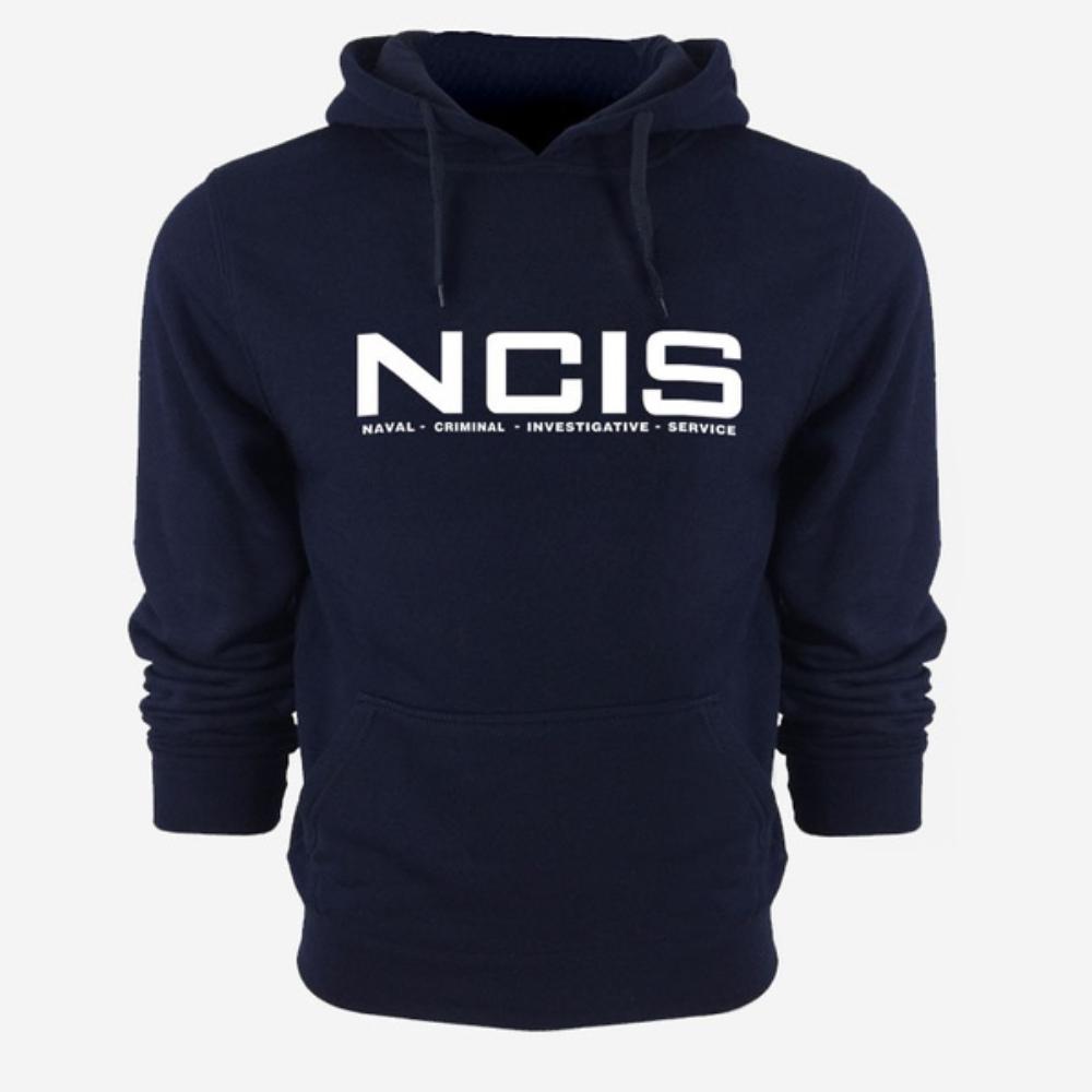 Neue Mode Hoodies Herren Sweatshirt NCIS Print Hoodie Herren Pullover Hoodies Herren Sweatshirts Trainingsanzug Herren 3XL navy blau
