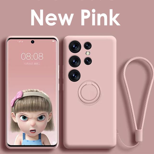 Magnetische Halterung Hülle für Samsung Galaxy S24 S23 S22 S21 Ultra Plus S20 FE Note 20 A54 A53 A52 A13 A14 A34 Flüssigsilikon Abdeckung S21