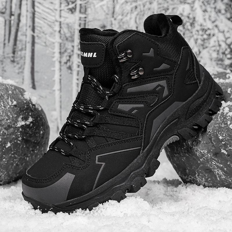 Damen Outdoor Neu Mesh Atmungsaktiv Rutschfest Outdoor Wandern Verschleißfest Wanderschuhe Baumwollschuhe 39 schwarz