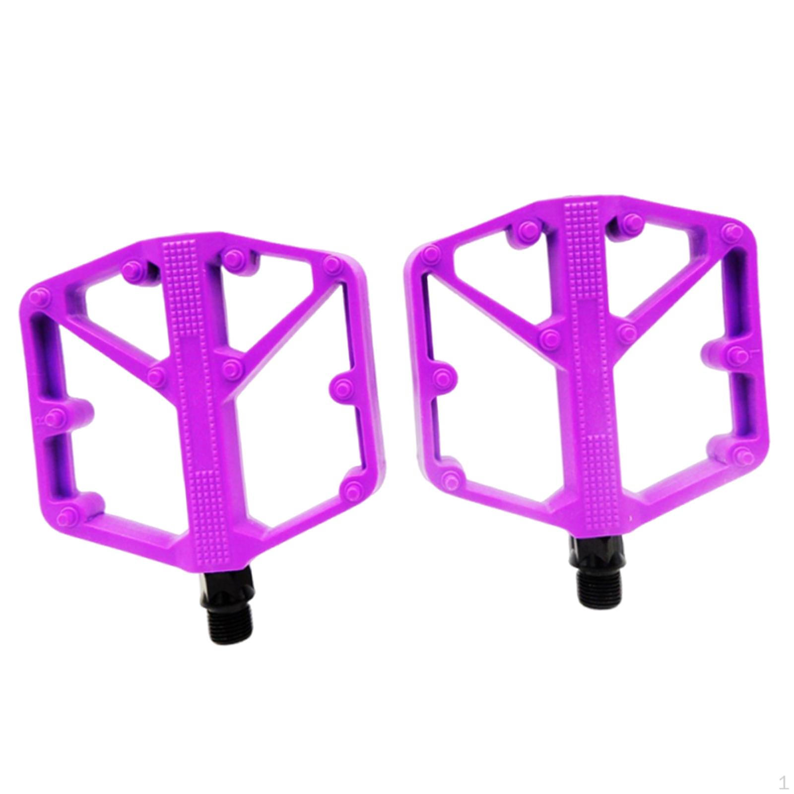 Pedale, Nylon, Rutschfest, , Leichtgewicht, Fahrradwartung, Reparatur, BMX, Faltrad, Violett